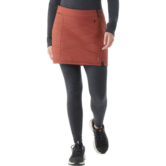 Smartwool Smartloft Zip Skirt Womens XL Pecan Brown Merino Wool - Picture 1 of 2